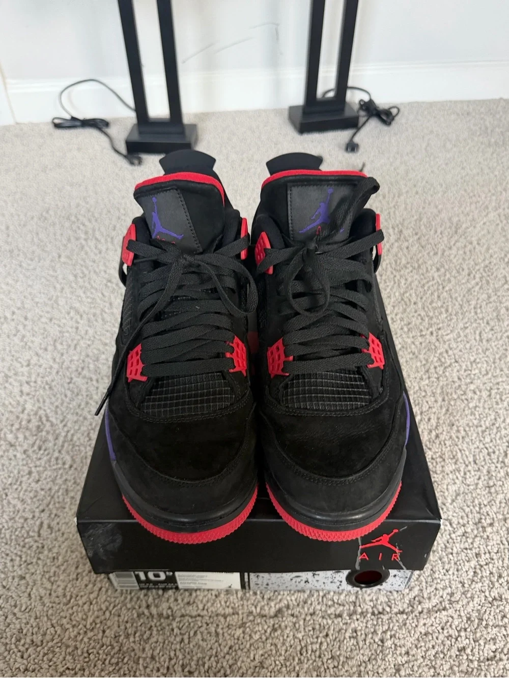 Jordan 4 2018 Retro NRG Raptors Drake Size 10.5